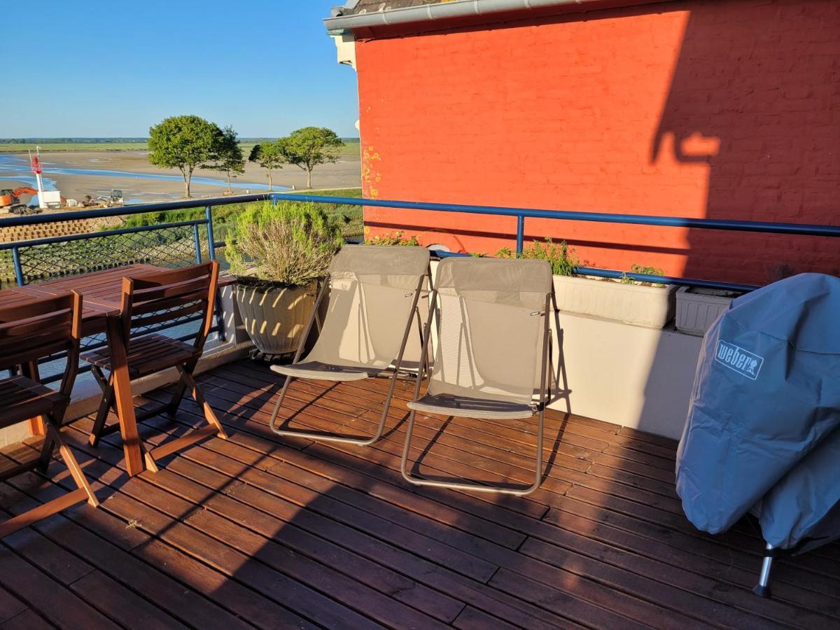 Vue Et Terrasse Panoramique Sur La Baie De Somme Apartment แซ็งต์-วาเลรี-ซัวร์-ซอมม์ ภายนอก รูปภาพ